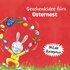 Fruity Easter tea with an illustration of a rabbit juggling Easter eggs. Text: ‘Gift idea for the Easter basket’, ‘Mild recipe’