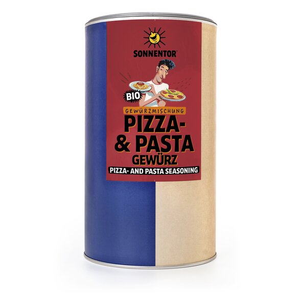 Pizza- und Pastagewürz bio 160 g, Gastrodose groß