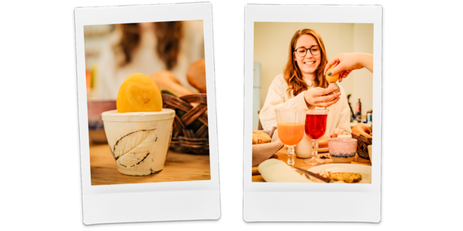 Natürlich gefärbte Eier mit Kurkuma oder verschiedenen Tees | © SONNENTOR